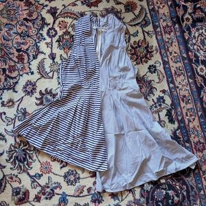 Rachel Roy Striped Asymmetrical Sleeveless Top